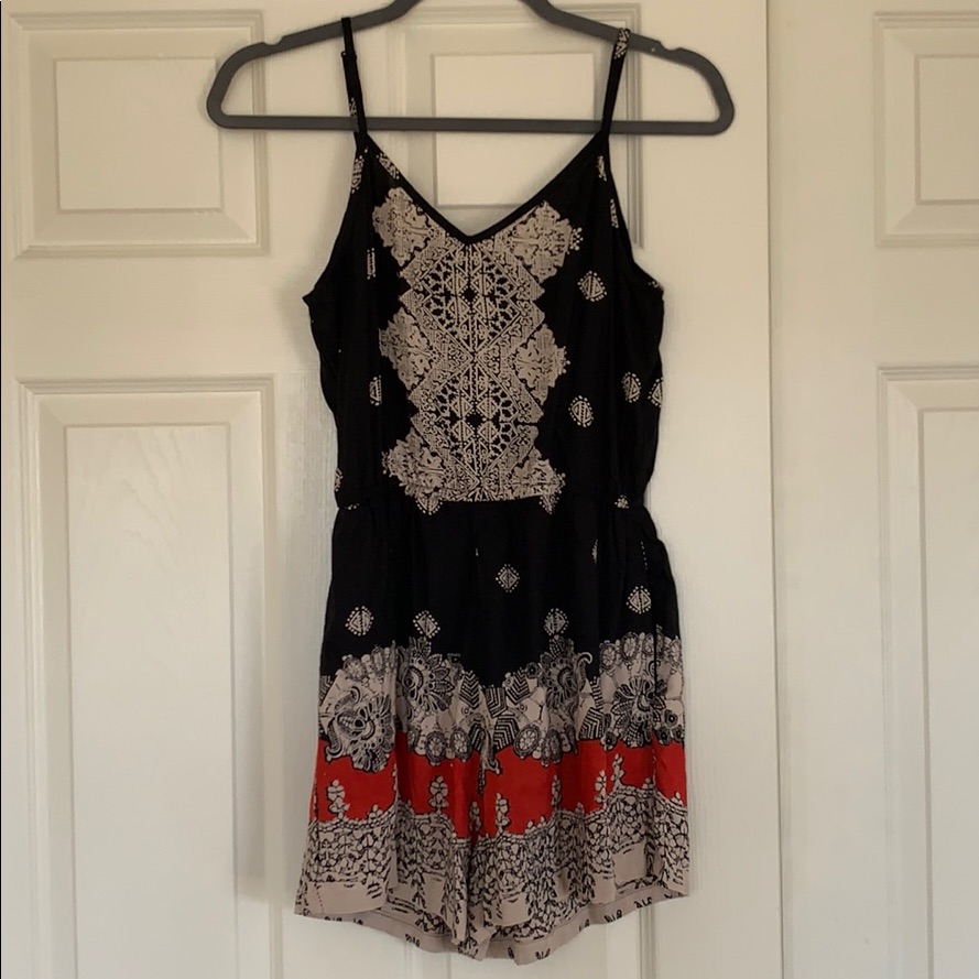Aztec Patterned Romper